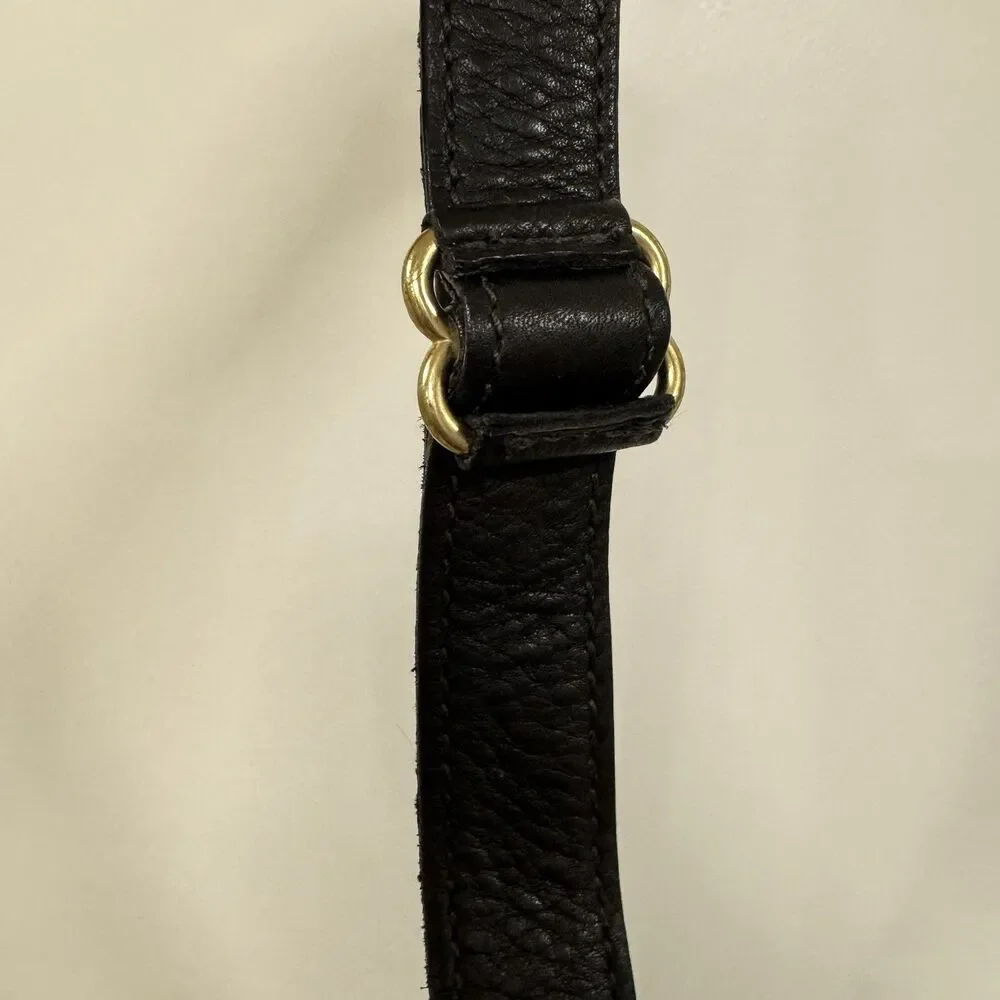 Coach Sonoma Bucket Bag 4907 Black Pebbled Leather Excellent Condition Vtg